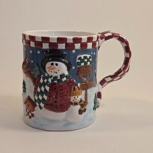 Presidio Snowman Mug by Laurie Korsgaden, 2001